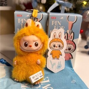 Authentic Pin For Love Letter Y. New Box Opened from bottom from Pop Mart.